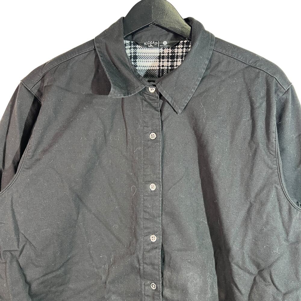 Riders By Lee Full Button Down Collared Shirt - image 2